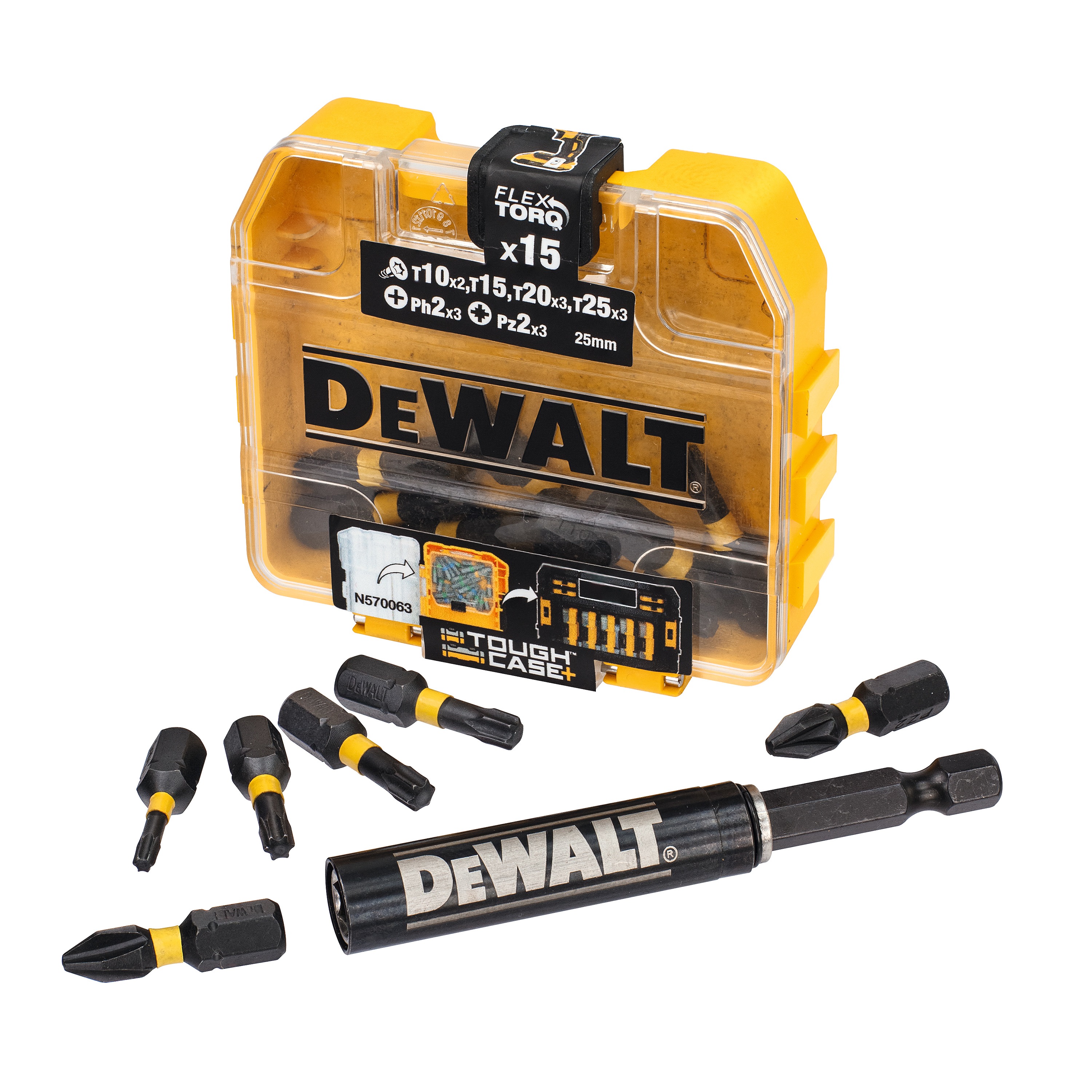 Set 11 Piezas Dewalt Juego De Puntas Torx DT7917 QZ Herramientas